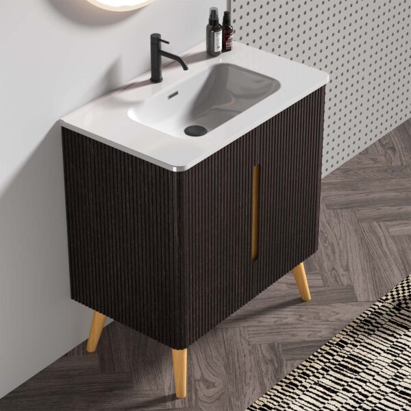 30-Brushed -Black Oakt -Bathroom Vanity -Sink (3)