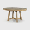 Light oak oval extendable dining table with four angled legs, rustic reclaimed wood dining table for modern farmhouse dining room