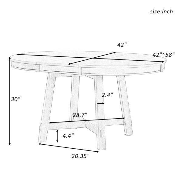 Farmhouse-Round-Extendable-Dining-Table (2)