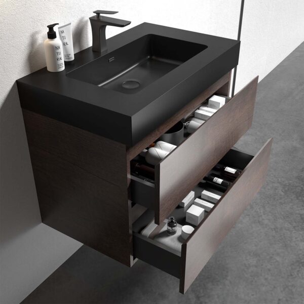 Walnut-Bathroom Vanity with Sink (2)