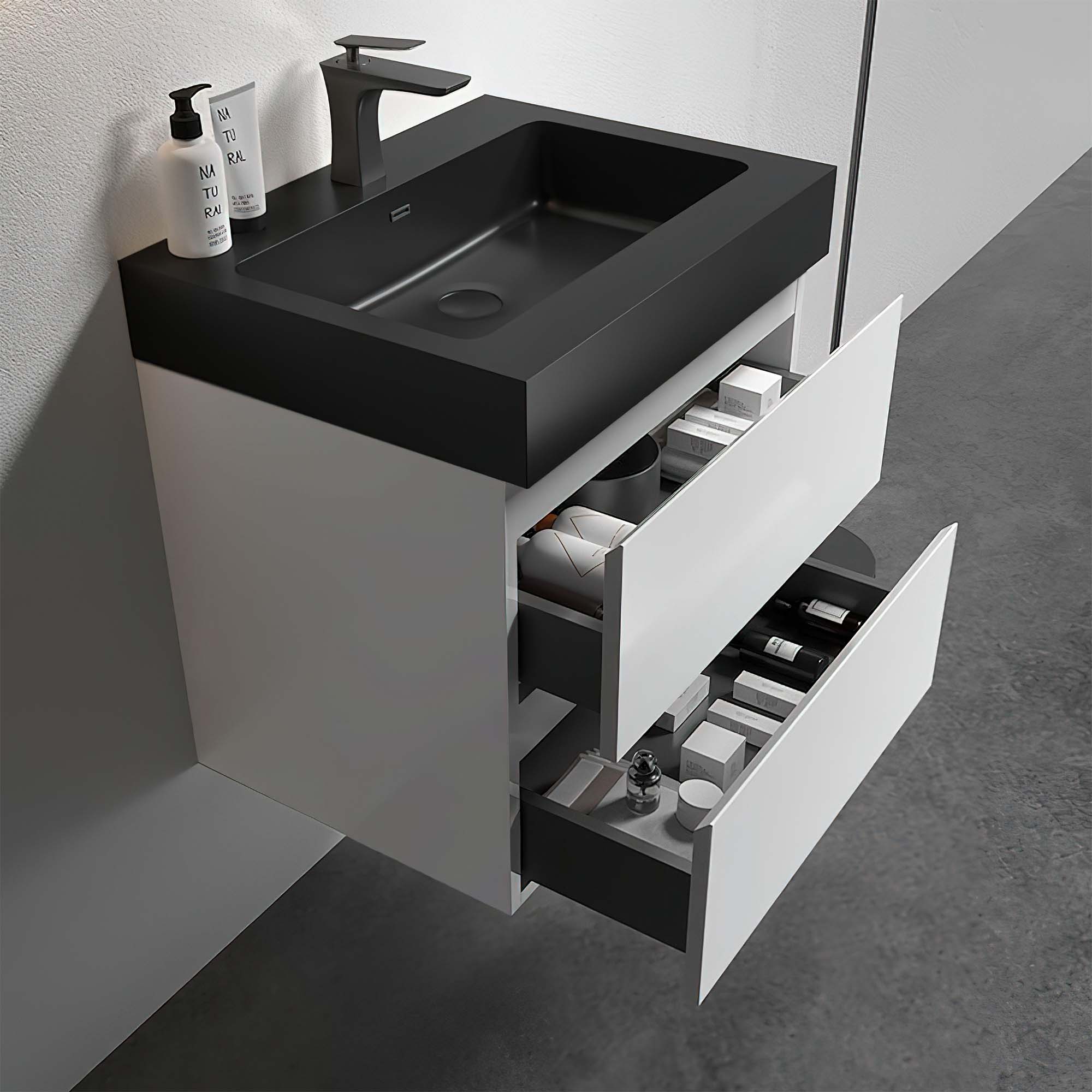 White-Bathroom Vanity with Sink (3)
