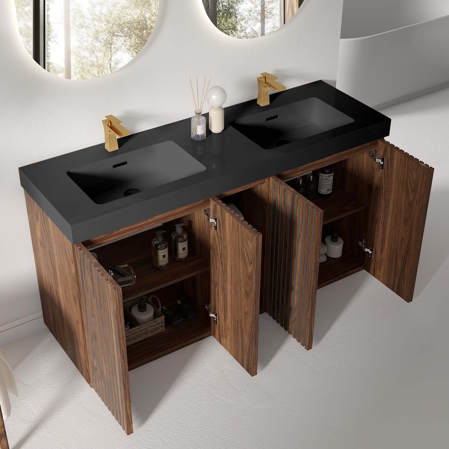 Winston Walnut Bathroom Vanity with Sink-Large Storage Freestanding Bathroom Vanity for Modern Bathroom (4)