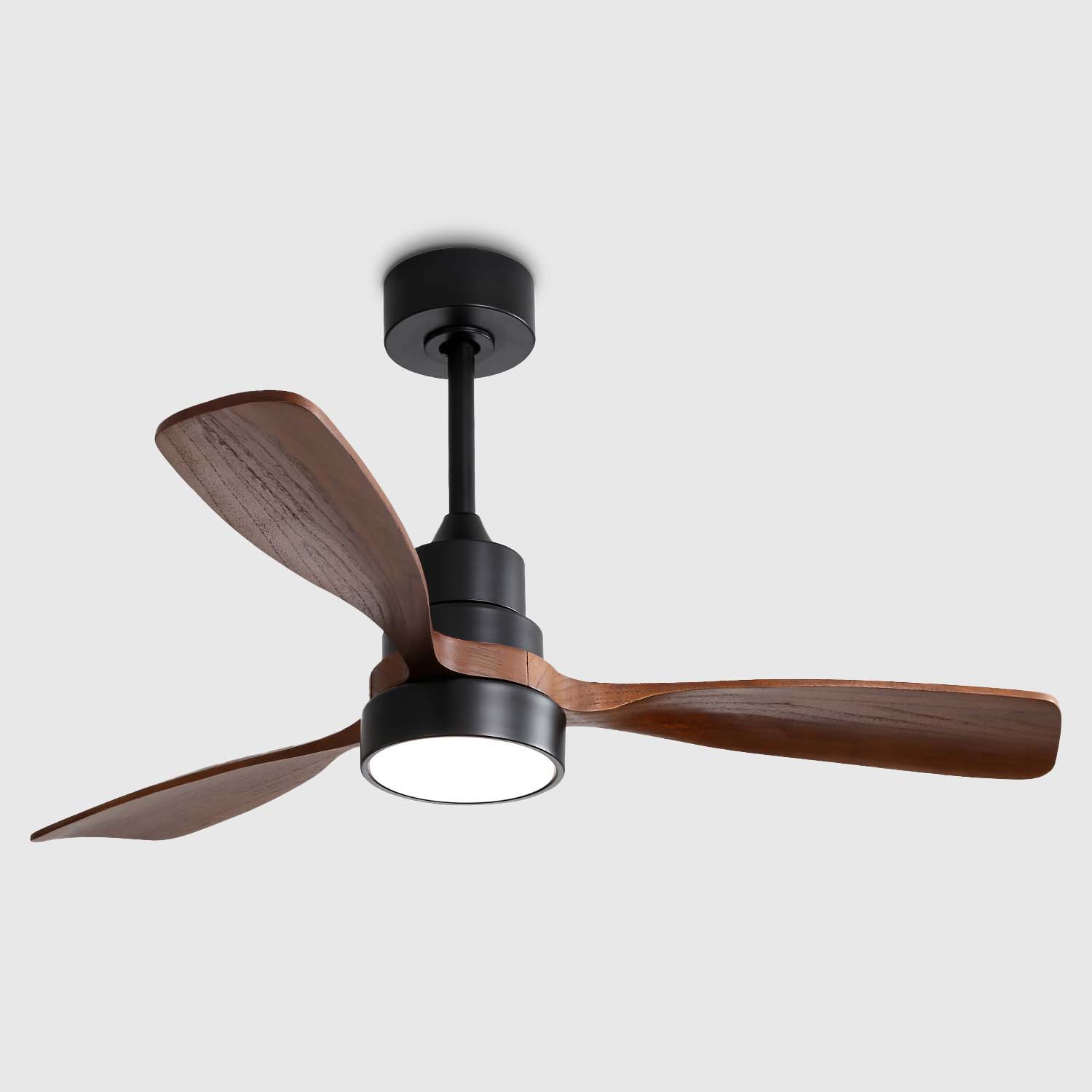 Energy-efficient 48 inch reversible DC motor ceiling fan with remote for year-round comfort